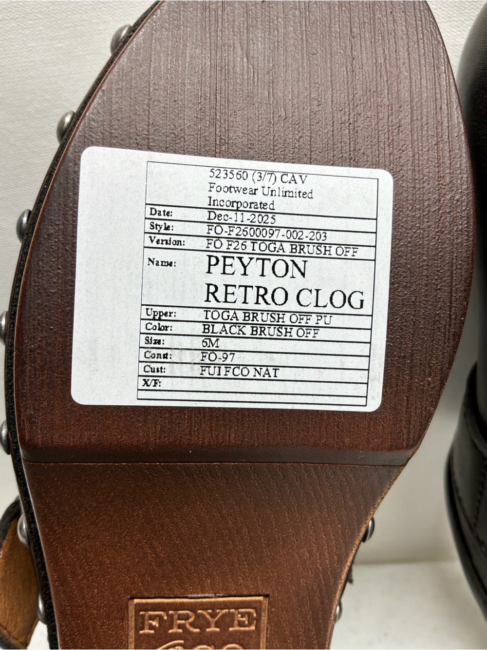 Frye and Co. Peyton Retro Studded Clog Mules with Buckle - Picture 8 of 8
